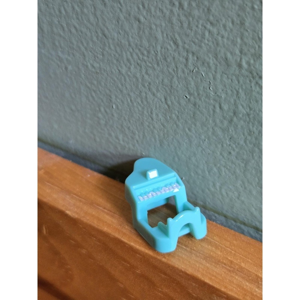 1995 Polly Pocket Vintage Pop-up Clubhouse Turquoise Piano ONLY Bluebird